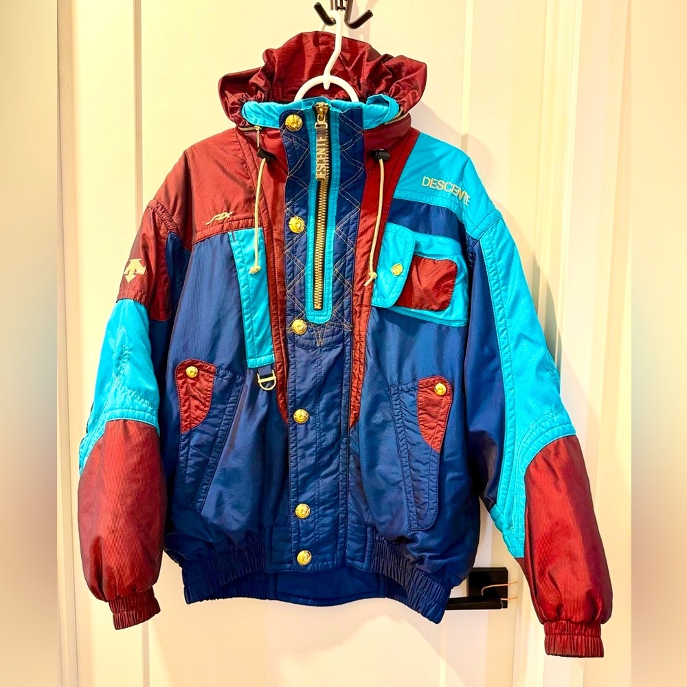 Descente Women's Multicolor Ski Jacket with Hood